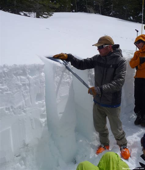 snow test for avalanche